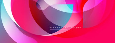 Soyut canlı katmanlar dinamik bileşim yaratır. Pembe, kırmızı, mavi renkler kusursuz bir şekilde harmanlanır. Modern tasarım akıcılığı, enerjiyi, görsel ilgiyi çağrıştırıyor. Arkaplanda metin arkaplan tasarımı.