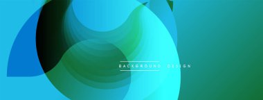Soyut sıvı şekilleri örtüşüyor, canlı turkuazlar yaratıyor, yeşil eğimler. Modern tasarım hareketi, enerjiyi, pürüzsüz geçişleri çağrıştırıyor. Arkaplan teknoloji ve yenilik öneriyor.