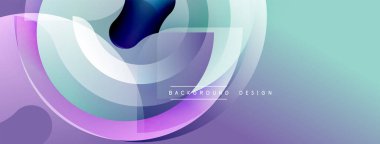 Soyut akış şekilleri, katmanlı yarı saydam formlar dinamik bileşim oluşturur. Renk değişimi, mavi, desenli, pürüzsüz. Arkaplan veya sunumlar için modern tasarım ögesi.