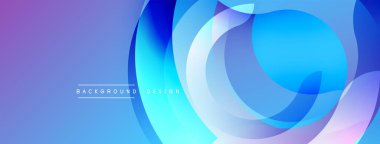 Soyut sıvı şekilleri canlı mavileri, morları harmanlıyor. Üst üste binen katmanlar dinamik görsel efekt yaratır. Modern tasarım arka planlar ve sunumlar için uygundur. Yumuşak eğimler derinlik sunar.