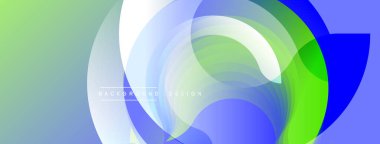 Soyut akış şekilleri dinamik bileşimler yaratır. Renk mavileri, yeşiller, beyazlar pürüzsüz bir şekilde karışıyor. Modern tasarım hareketi, enerjiyi, görsel uyumu çağrıştırıyor. Arkaplan teknoloji ve yenilik öneriyor.