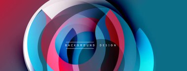 Soyut eşmerkezli çemberler dinamik görsel efektler yaratır. Renkler harmanlanmış, mavi, beyazlatıcı modern arka plan tasarımı. Pürüzsüz gradyanlar derinliği ve dokuyu arttırır.