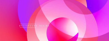 Soyut, canlı katmanlar akışkan şekiller yaratır. Pembe, mor renkler pürüzsüz bir şekilde harmanlanır. Modern tasarım akıcılığı, enerjiyi, görsel uyumu çağrıştırıyor. Arkaplan dinamik estetik sunar.