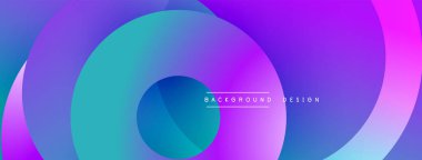 Soyut enerjik arkaplan kıvrımları akar. Renkler mordan maviye geçerek dinamik görsel efekt yaratır. Dijital projeler için modern tasarım.