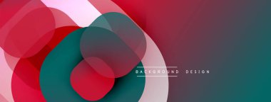 Soyut arkaplan özellikleri üst üste biniyor. Renkler arasında kırmızının, pembenin, mavinin, morun tonları var. Modern tasarım dinamik görsel efekt yaratır. Basit, temiz estetik..
