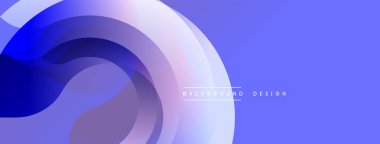 Soyut akış katmanları dinamik görsel efekt yaratır. Mavi, mor renkler kusursuz bir şekilde harmanlanarak modern arka plan tasarımını oluşturur. Yumuşak eğimler hareketi, derinliği gösterir.