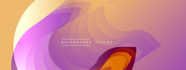 Soyut sıvı şekilleri turuncu ve mor renkleri harmanlıyor. Dinamik katmanlar yumuşak bir değişim etkisi yaratır. Arkaplan ve sunumlar için uygun modern tasarım.