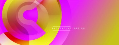 Soyut enerji katmanları dinamik bir eğilim yaratır. Dairesel şekiller üst üste binerek modern tasarımı oluşturur. Pembe, sarı renkler kompozisyona hakim. Yumuşak geçişler görsel cazibe sunar.