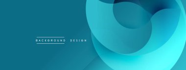 Soyut arkaplan akışkan turkuaz katmanlar içerir. Eğilim gölgeli minimalist tasarım modern estetik yaratır. Metin arka plan tasarımı okur. Pürüzsüz şekiller hareketi, derinliği gösterir..