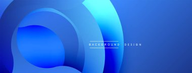 Soyut mavi katmanlar modern tasarım yaratıyor. Dereceli gölgeler derinlik, pürüzsüz geçişler sunar. Minimalist estetik dijital arkaplanlara, sunumlara uyuyor.