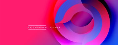 Soyut canlı katmanlar dinamik bileşim yaratır. Pembe, mor, mavi renkler kusursuz bir şekilde harmanlanır. Modern tasarım enerjiyi, hareketi, derinliği çağrıştırıyor. Minimalist estetik.