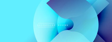 Soyut sıvı şekilleri örtüşür ve dinamik mavi gradyan arkaplan oluşturur. Modern tasarım pürüzsüz geçişleri, görsel uyumu vurgular. Minimalist estetik.