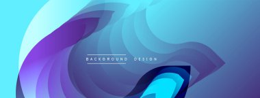 Soyut sıvı şekilleri mor, mavi renkleri harmanlıyor. Dinamik katmanlar modern arkaplan tasarımı yaratır. Yumuşak eğimler hareketi, derinliği gösterir. Minimalist estetik çok yönlü görsel öğe sunar.