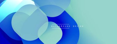 Soyut sıvı şekilleri üst üste binerek dinamik mavi, deniz mavisi gradyanı oluşturur. Yumuşak ışık katmanlı etkiyi arttırır. Özgeçmiş ve sunumlar için uygun minimalist tasarım.