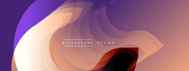 Soyut akış katmanları dinamik görsel efekt yaratır. Renkler karışır, yumuşak kıvrımlar oluşur, modern tasarım elementleri. İnce doku derinlik ekler.