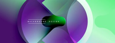 Soyut sıvı şekiller, canlı renklerin karışımı. Modern tasarım, pürüzsüz eğimler dinamik kompozisyon yaratır. Arkaplanda üst üste binen katmanlar.