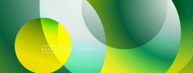 Soyut arkaplan özellikleri üst üste biniyor. Renkler sarı, yeşil, turkuaz, beyaz karışımı. Yumuşak gradyanlar modern görsel efekt yaratır.