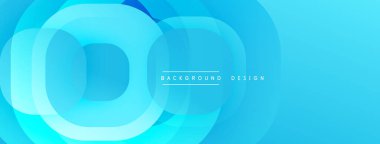 Soyut mavi katmanlar dinamik görsel efekt yaratır. Yumuşak eğimler derinliği, modern estetiği akla getiriyor. Minimalist tasarım, temiz sunum.