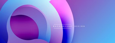 Soyut katmanlar dinamik görsel akış yaratır. Mor, mavi renkler harmanlanarak modern zemin oluşturuyor. Yumuşak eğimler derinlik sunar.