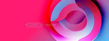 Soyut canlı katmanlar dinamik görsel efekt yaratır. Pembe, mor, mavi renkler kusursuz bir şekilde harmanlanır. Modern tasarım ögesi.