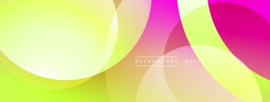 Soyut canlı arkaplan özellikleri üst üste biniyor. Renkler sarı, yeşil, pembe, şeftali renginden geçerek pürüzsüz bir eğim yaratıyor. Modern tasarım ögesi.