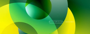 Soyut sıvı şekilleri örtüşür, parlak yeşil ve sarı renkler yaratır. Modern tasarım hareketi, enerjiyi, pürüzsüz geçişleri çağrıştırıyor. Arkaplan dijital sanat, çağdaş estetik öneriyor.