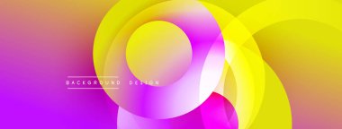 Canlı soyut katmanlar dinamik bileşim yaratır. Sarı, mor, turuncu renkler kusursuz bir şekilde harmanlanır. Modern tasarım enerjiyi, akıcılığı ve görsel ilgiyi çağrıştırıyor. Arkaplan metni arkaplan tasarımı okur.