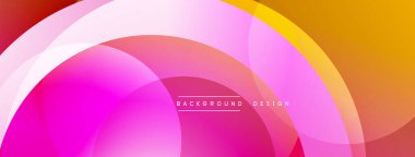 Soyut, canlı katmanlar akışkan şekiller yaratır. Pembe, turuncu, sarı renkler kusursuz bir şekilde harmanlanır. Modern tasarım akıcılık, sıcaklık ve pozitif enerjiyi çağrıştırıyor. Minimalist metin mevcut.