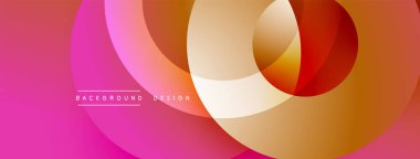 Soyut tasarım özellikleri üst üste biniyor. Renkler pembelerden, portakallardan, sarılardan geçerek dinamik görsel efekt yaratır. Arka planlar için modern, minimalist estetik.