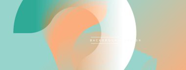 Soyut sıvı şekilleri örtüşür ve yumuşak renk değişimleri yaratır. Şeftali, deniz mavisi, bej renkleri kusursuz bir şekilde harmanlanır. Minimalist tasarım, modern estetiği çağrıştırıyor. Arkaplan özellikleri metin.