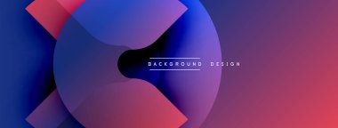 Soyut sıvı şekilleri örtüşür ve canlı renk değişimleri yaratır. Mor, mavi, pembe renkler kusursuz bir şekilde harmanlanır. Arkaplan ve sunumlar için modern tasarım ögesi.