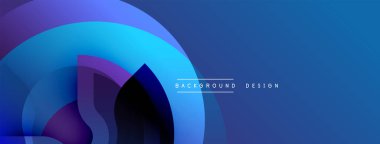 Soyut gradyan katmanlar dinamik bileşim oluşturur. Mavi, mor renkler düzgün bir şekilde harmanlanır. Minimalist tasarım modern estetiği çağrıştırıyor, arka planlar ve sunumlar için uygun. Temiz çizgiler, ince doku..