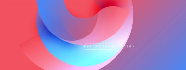 Soyut sıvı şekilleri canlı renkleri harmanlar. Gradyan geçişler dinamik kompozisyon yaratır. Modern tasarım enerjiyi, hareketi, görsel cazibeyi çağrıştırıyor. Yumuşak kıvrımlar akışı, uyumu gösterir.