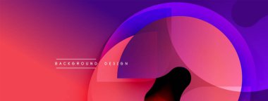 Soyut eğim arkaplanı. Üst üste binen şekiller dinamik görsel efekt yaratır. Canlı renkler, modern estetik sunarak pürüzsüz bir geçiş sağlıyor. Dijital projeler için uygun minimalist tasarım.