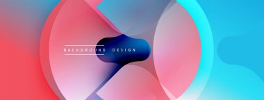 Soyut sıvı şekilleri örtüşür ve canlı renk değişimleri yaratır. Pembe, mavi renkler kompozisyona hakim. Modern tasarım hareketi, enerjiyi, akıcılığı öneriyor. Dijital projeler için arka plan ideali.