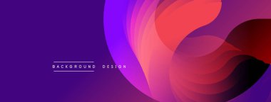 Soyut girdap katmanları canlı bir değişim yaratır. Mor dönüşümler turuncuya, kırmızıya ve koyu tonlara. Arka planlar, sunumlar, dijital sanat için modern tasarım.