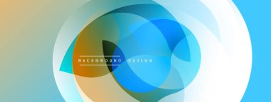 Soyut akış şekilleri dinamik görsel efektler yaratır. Üst üste binen katmanlar yumuşak renk geçişleri, arkaplan veya sunumlar için modern tasarım ögesi sunar.