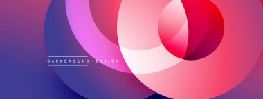 Soyut renkli çemberler dinamik bir değişim etkisi yaratıyor. Modern tasarım arka planlar, sunumlar, dijital sanat projeleri için uygundur. Yumuşak geçişler, canlı renkler.