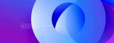 Soyut gradyan arkaplan özellikleri üst üste biniyor. Gölgeler mordan maviye geçerek modern görsel efekt yaratır. Dijital projeler için uygun minimalist tasarım.