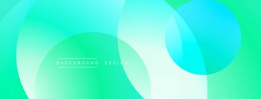 Soyut arkaplan özellikleri üst üste biniyor. Yeşil, turkuaz, beyaz tonlarında modern estetik yaratıyor. Dijital projeler için uygun minimalist tasarım.
