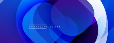 Soyut arkaplan özellikleri üst üste biniyor. Gözlükler mavi, morlar parlak beyazlar arasında değişir. Modern tasarım akıcılığı, derinliği, basitliği çağrıştırıyor.