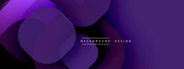 Soyut mor katmanlar dinamik bileşim yaratır. Üst üste binen şekiller derinliği gösteriyor, modern estetiği. Minimalist tasarım, özgeçmiş ve sunumlar için uygun. Pürüzsüz gradyanlar görsel cazibeyi artırır.