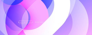 Soyut arkaplan özellikleri üst üste biniyor. Renkler mor, pembe ve beyaza dönüşüyor. Modern tasarım dinamik görsel efekt yaratır. Pürüzsüz gradyanlar estetik cazibeyi artırır.