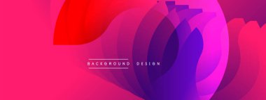Soyut enerji katmanları dinamik akış yaratır. Pembe, mor, kırmızı renkler kusursuz bir şekilde modern arka plan tasarımını oluşturur. Yumuşak eğimler hareketi, derinliği gösterir.