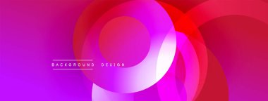 Soyut arkaplan özellikleri üst üste biniyor. Canlı morumsu, kırmızı, mor renkler düzgün bir şekilde harmanlanarak dinamik görsel etki yaratır. Dijital projeler için modern tasarım ögesi.