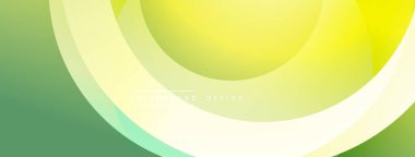 Soyut arkaplan özellikleri üst üste biniyor. Renkler yeşilden sarıya geçerek yumuşak gradyanlar oluşturur. Minimalist tasarım, modern estetiği çağrıştırıyor. Basit ama görsel olarak çekici..