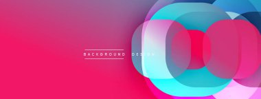 Soyut arkaplan özellikleri üst üste biniyor. Renkler pembelerden, mavilerden, morlardan modern tasarım yaratarak harmanlanır. Gradyan etkisi derinlik ve görsel ilgi ekler..