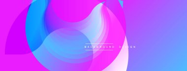 Soyut sıvı şekilleri canlı mor, mavi renkleri harmanlar. Yumuşak gradyanlar dinamik, modern arkaplan tasarımı yaratır. Yumuşak kıvrımlar hareketi, enerjiyi gösterir.