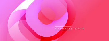 Soyut pembe tasarım, üst üste binen daireler, gradyanlar. Modern estetik, pürüzsüz geçişler dinamik görsel etki yaratır. Arkaplan metni arkaplan tasarımı okur.