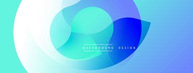 Soyut sıvı şekilleri örtüşür, canlı mavi, turkuaz eğimler yaratır. Modern tasarım hareketi ve enerjiyi çağrıştırıyor. Özgeçmiş ve sunumlar için minimalist estetik.